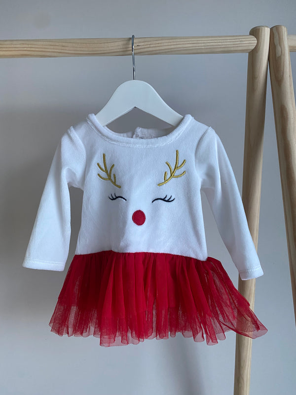 GEORGE Christmas Dress (3-6 Months)