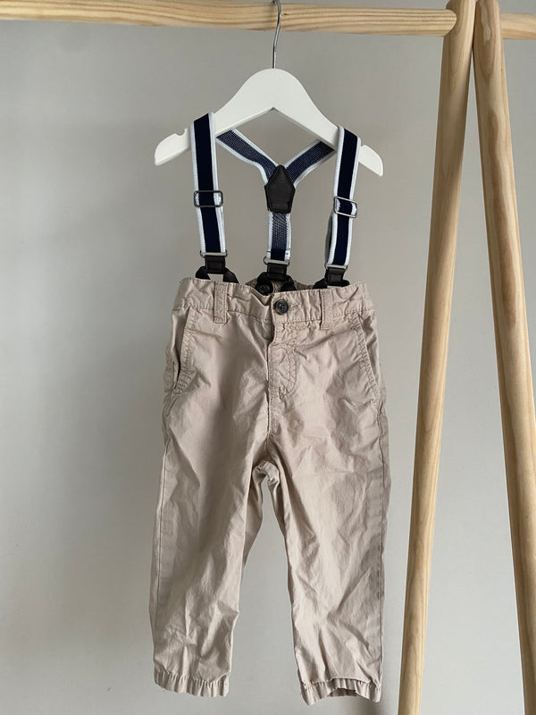 JOE FRESH Suspender Pants (12-18 Months)
