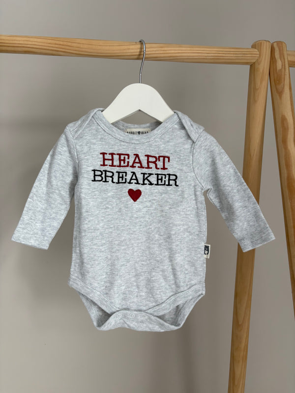 RABBIT + BEAR Heart Breaker Onesie (3-6 Months)