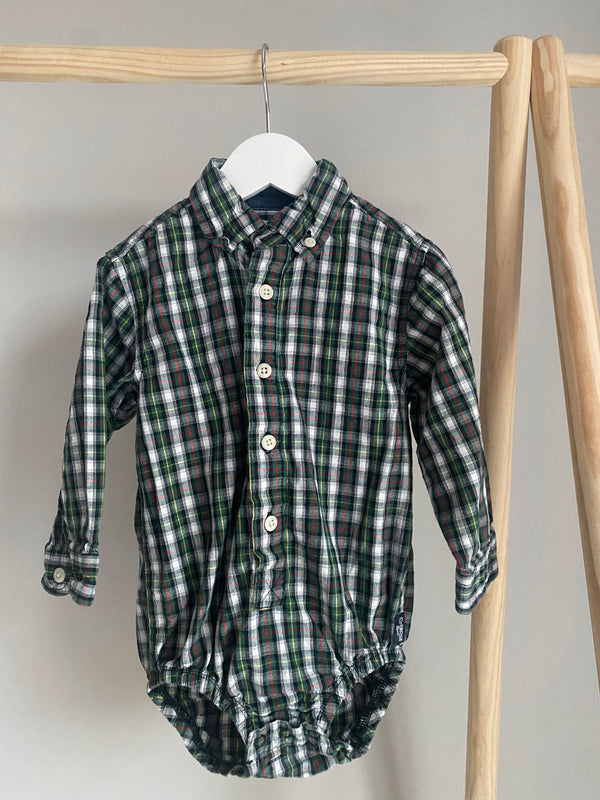 OSHKOSH Plaid Onesie (24 Months)