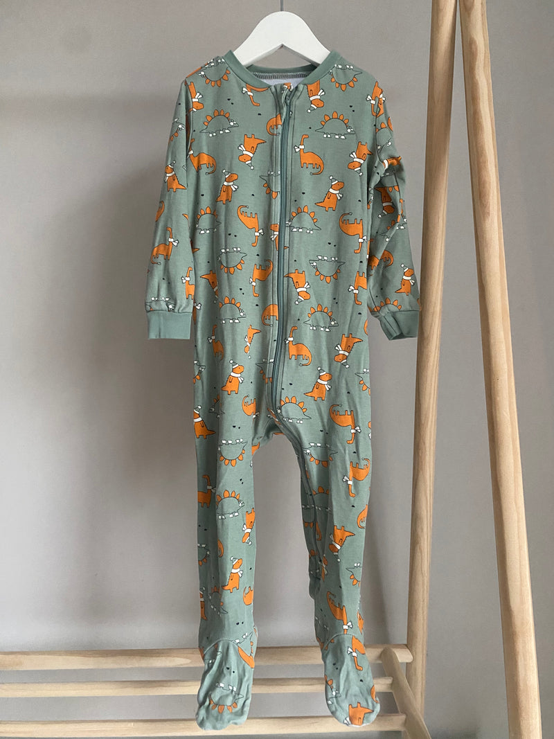 PEKKLE Winter Dinosaur Sleeper (2T)