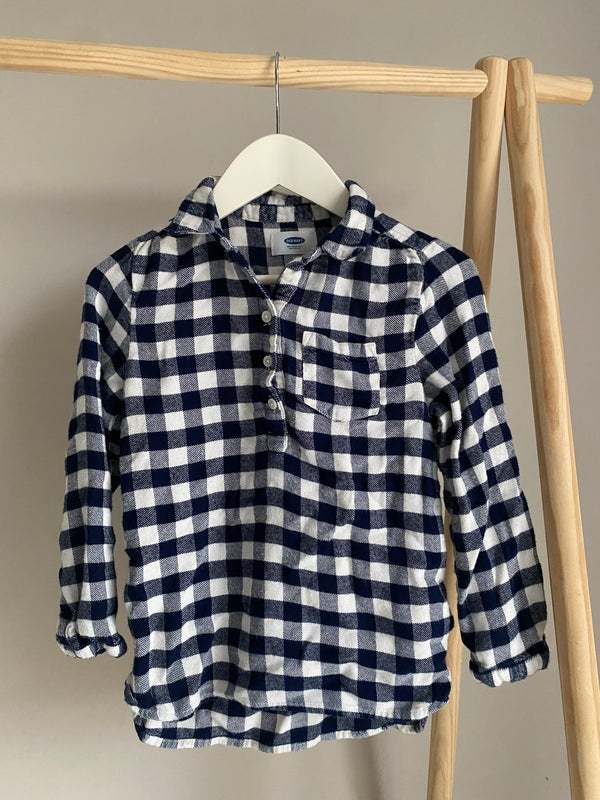 OLD NAVY Plaid Long Sleeve (6-7 Years)