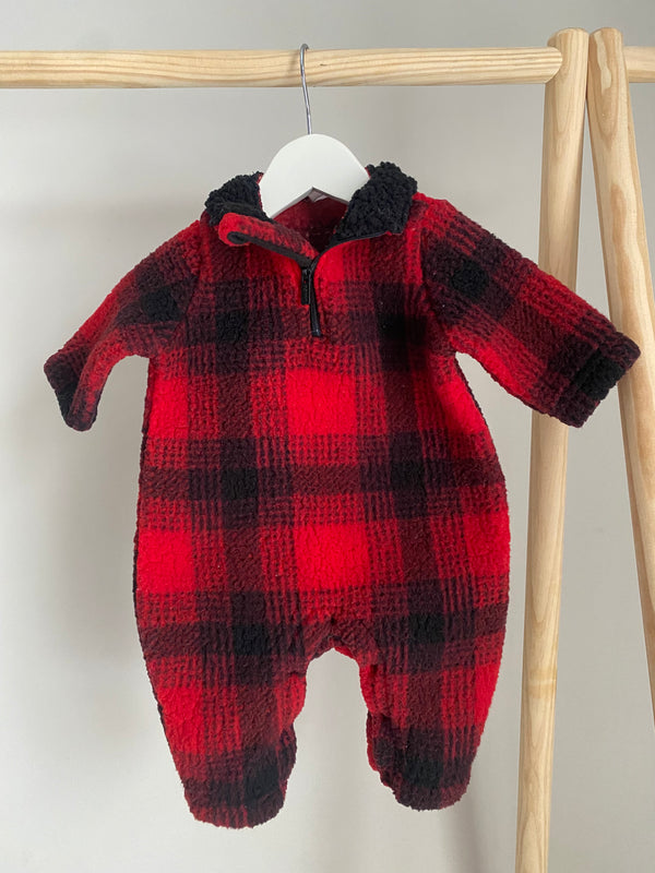 OLD NAVY Sherpa OnePiece (0-3 Months)