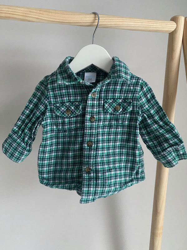 GYMBOREE Plaid Top (0-3 Months)