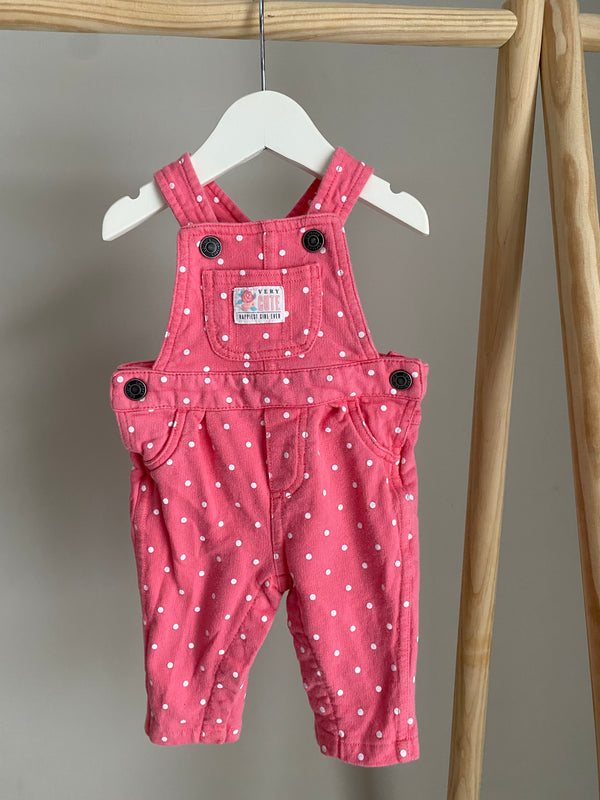 CARTERS Polk A Dot Overalls (3 Months)