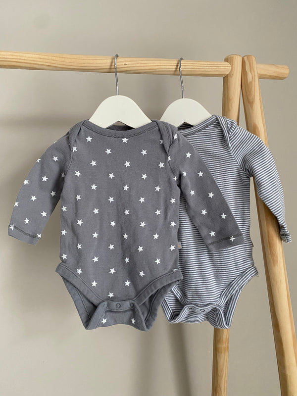 GAP Long Sleeve Set Of Two (3-6 Months)