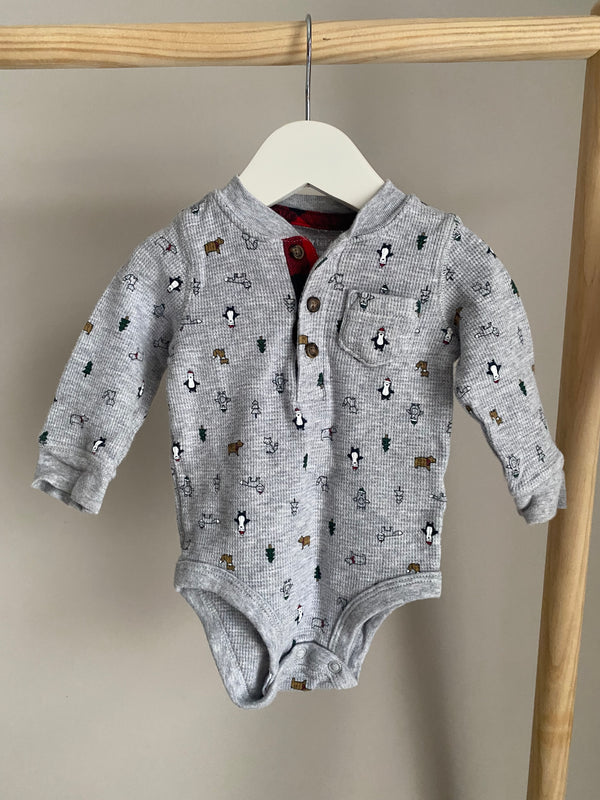 CARTERS Winter Themed Long Sleeves (6 Months)