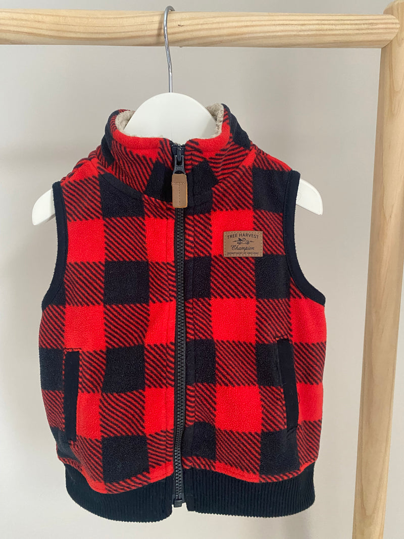 CARTERS Checkered Vest (6 Months)