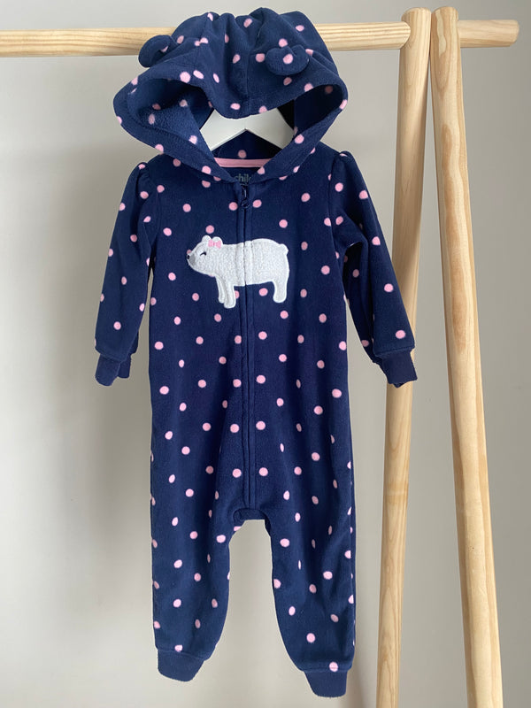 CHILD OF MINE Polar Bear One Piece (6-9 Months)