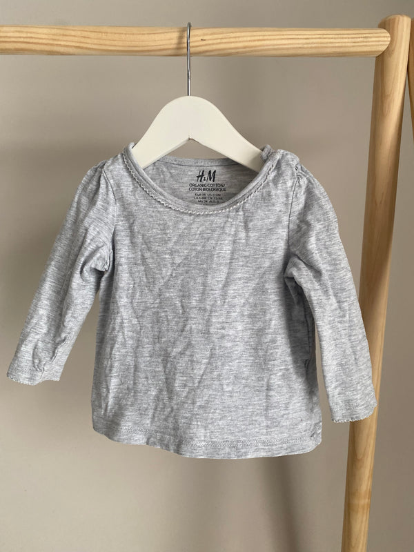 H&M Long Sleeve Top (6-9 Months)