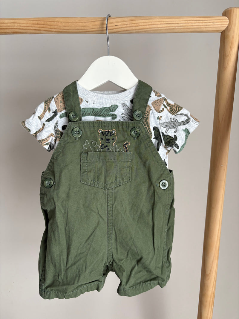 CARTERS Safari Overalls (3 Months)