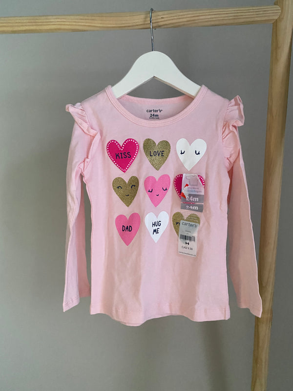 CARTERS Valentines Top (24 Months)