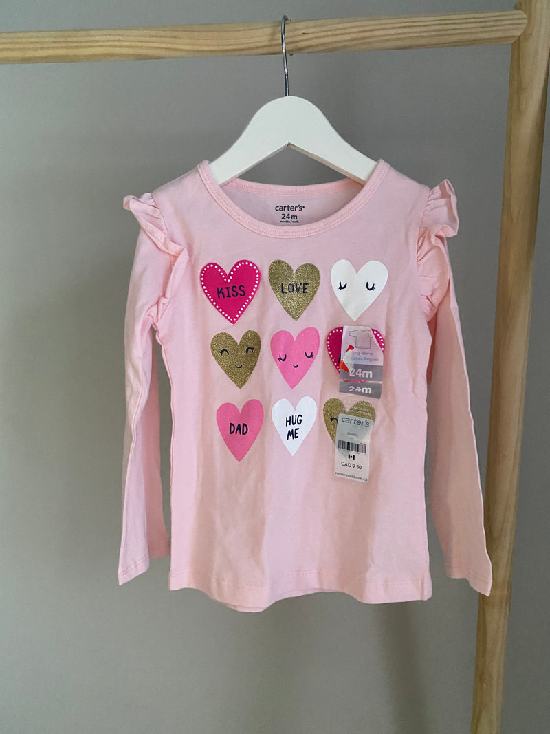 CARTERS Valentines Top (24 Months)