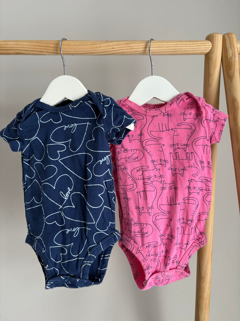 CARTERS Set Of Two Onesies (3 Months)
