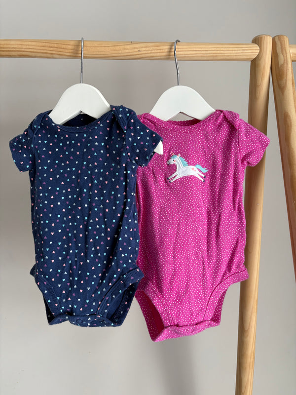 CARTERS Set Of Two Onesies (3 Months)