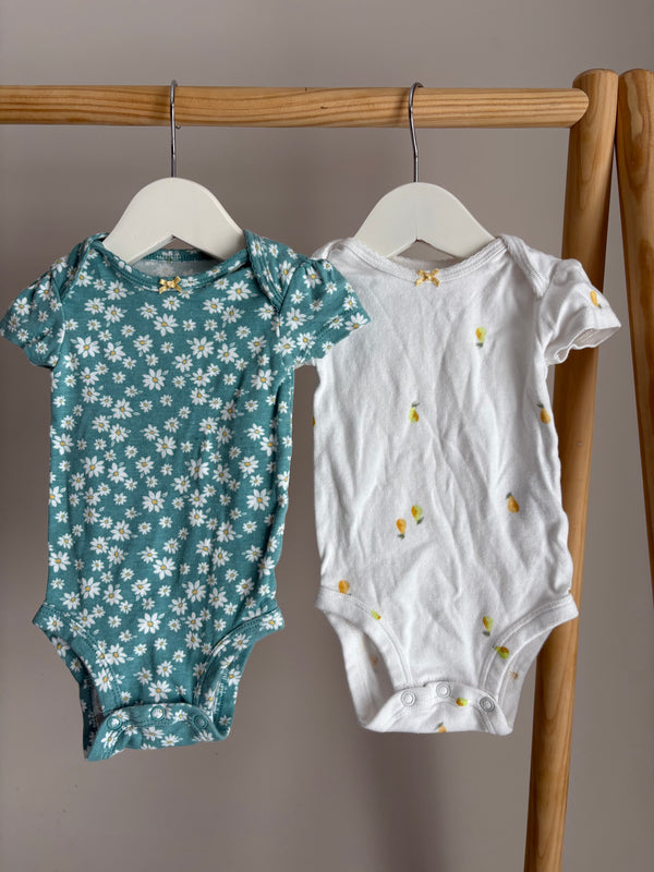 CARTERS Set Of Two Onesies (3 Months)