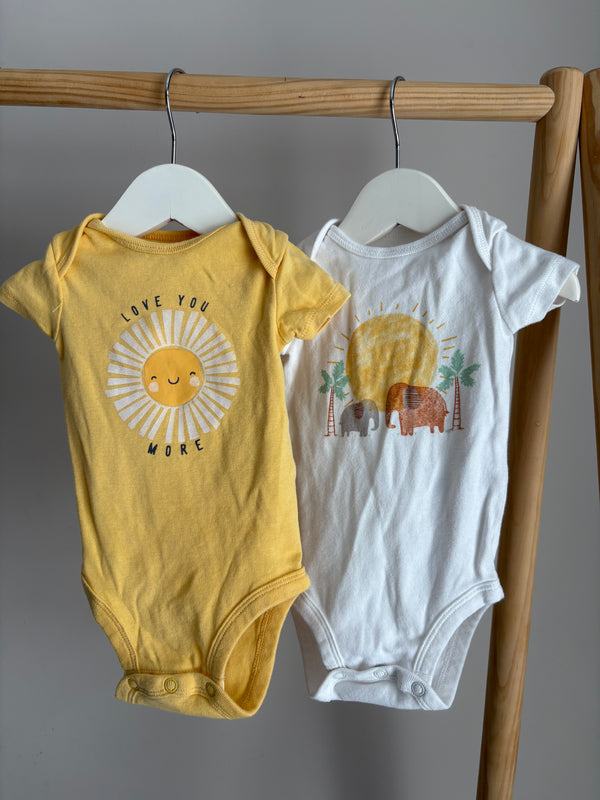 CARTERS Onesie Set Of Two (3 Months)