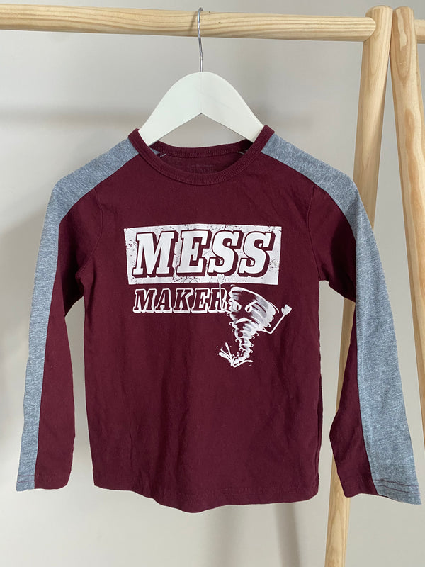 CHILDREN’S PLACE “Mess Maker” Long Sleeve (4 Years)