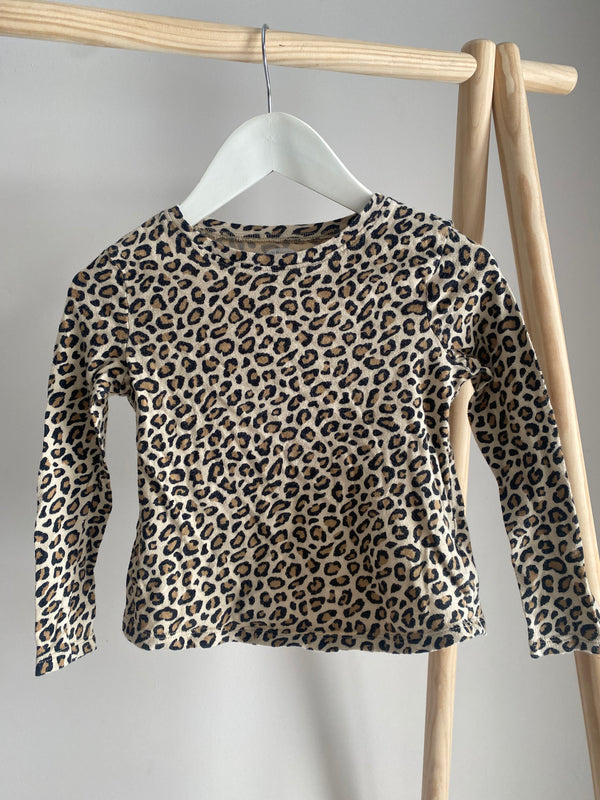 OLD NAVY Leopard Print Long Sleeve (5 Years)