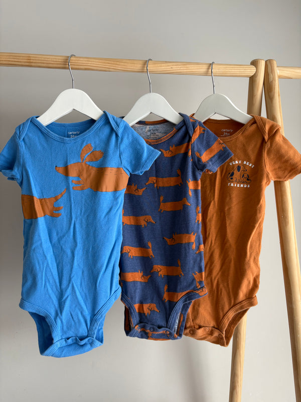 CARTERS Onesie Set of Three (24 Months)