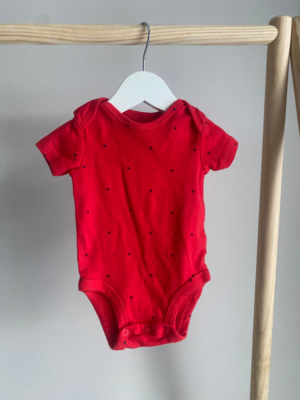 CARTERS Heart T-Shirt Onesie (3 Months)