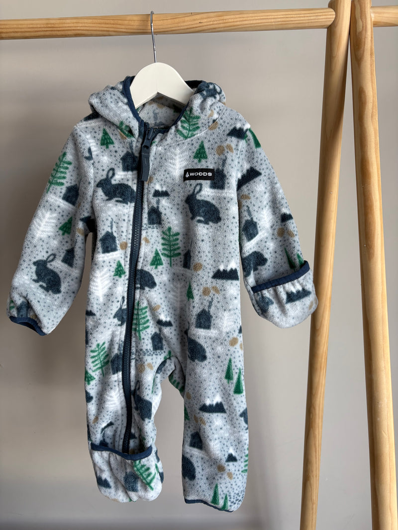 WOODS Fleece removable insert & Rainsuit (3-6 Months)