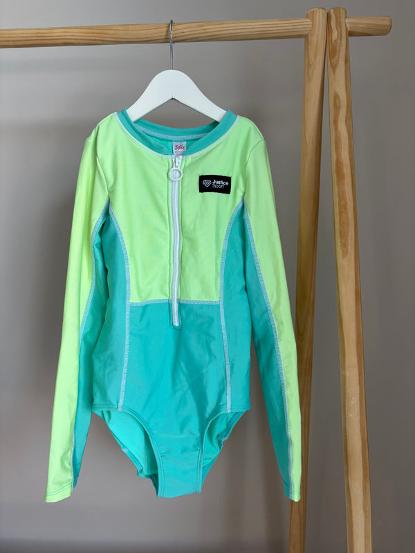 JUSTICE Long Sleeve Swimsuit (10 Years)