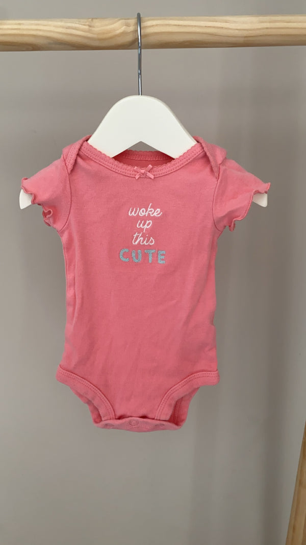 CARTERS “Woke Up This Cute” (Newborn)