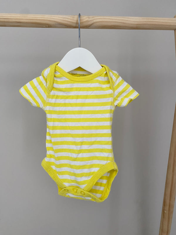 LOVE’N CUDDLES Striped Onesie (1 Month)