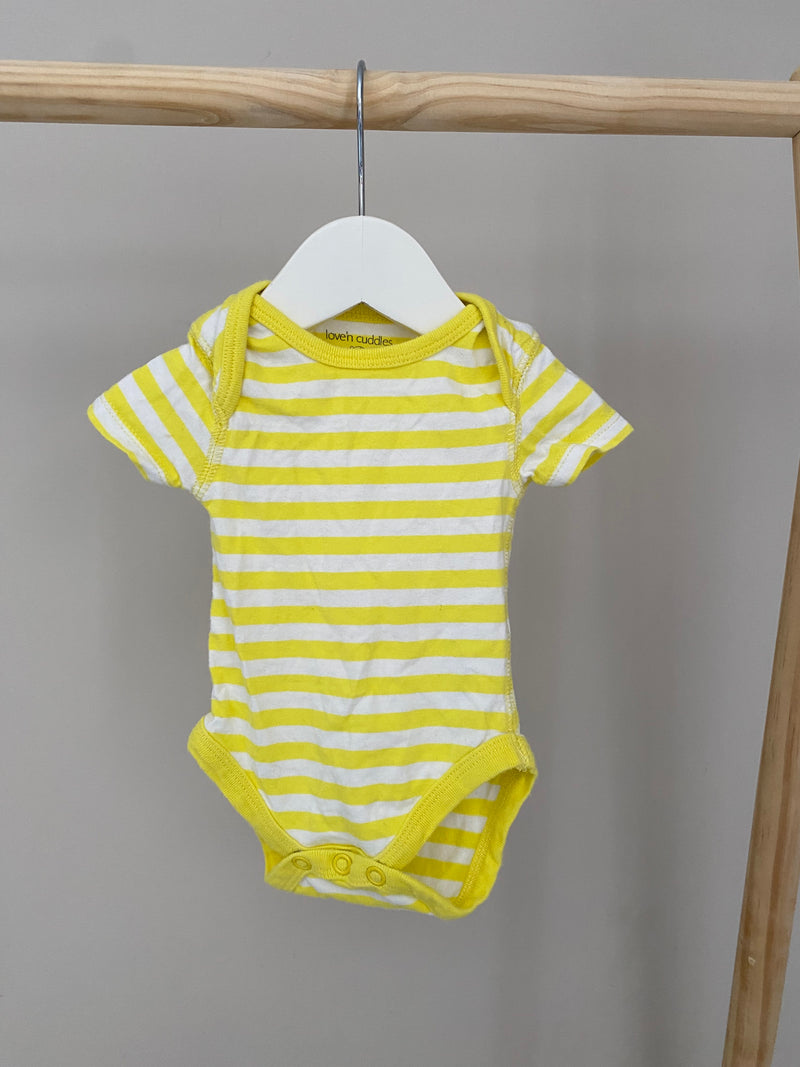 LOVE’N CUDDLES Striped Onesie (1 Month)