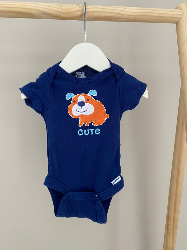 GERBER “Cute” Onesie (Newborn)