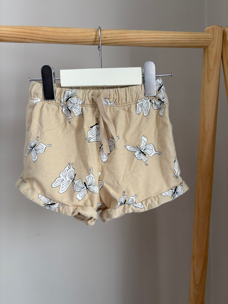 H&M Butterfly Shorts (12-18 Months)