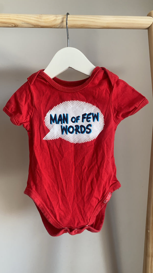 CHILDREN’S PLACE “Man Of Few Words” (0-3 Months)