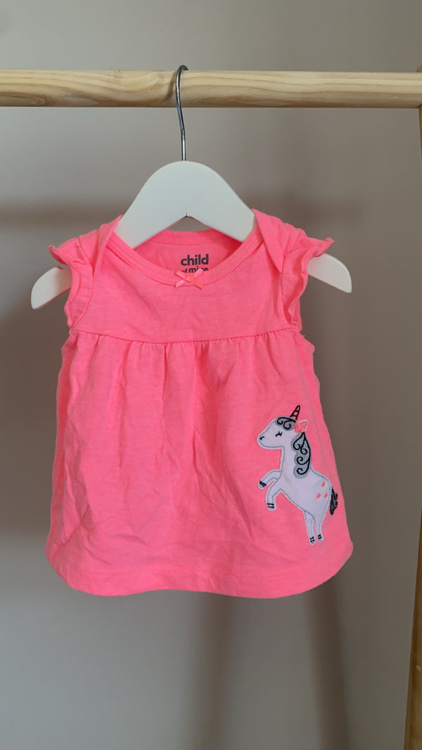 CHILD OF MINE Unicorn Top (0-3 Months)