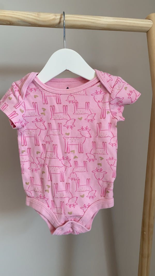 CANADIANA Reindeer Onesie (0-3 Months)