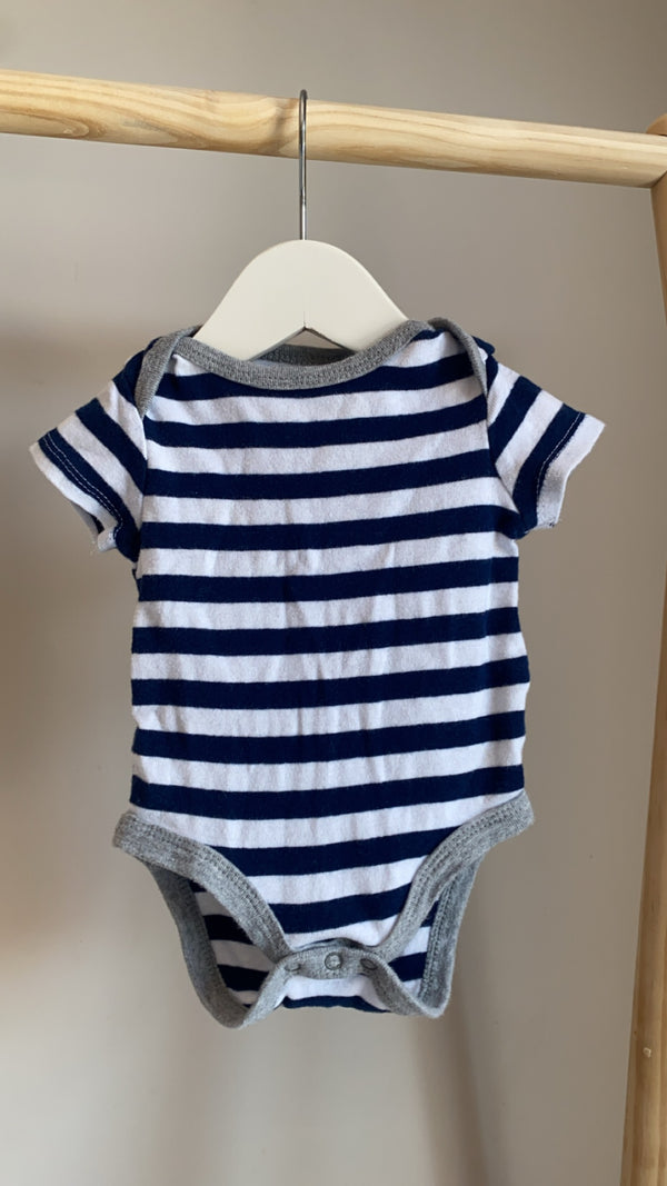 CIRCO Striped Onesie (0-3 Months)