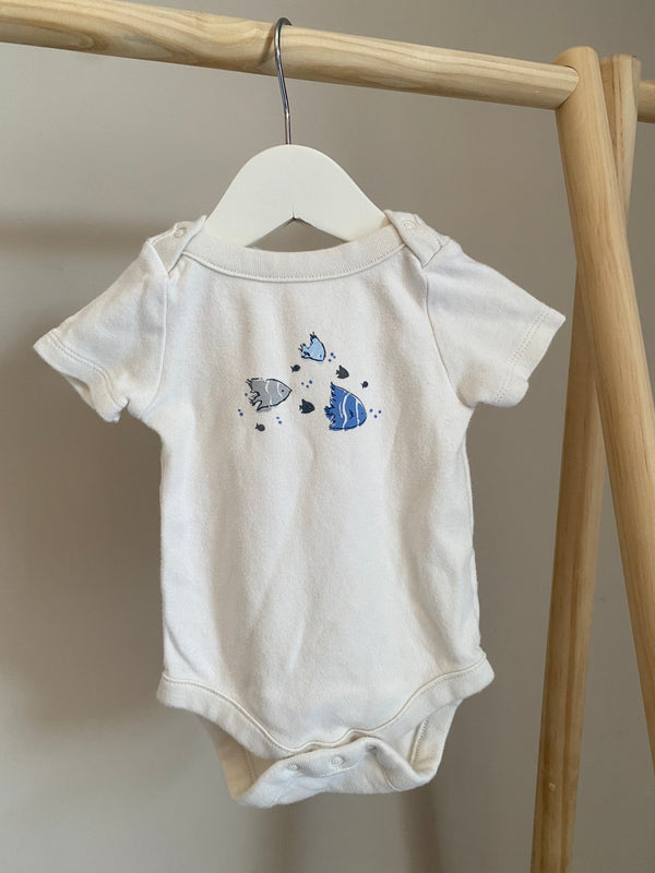 GAP Fish Onesie (0-3 Months)