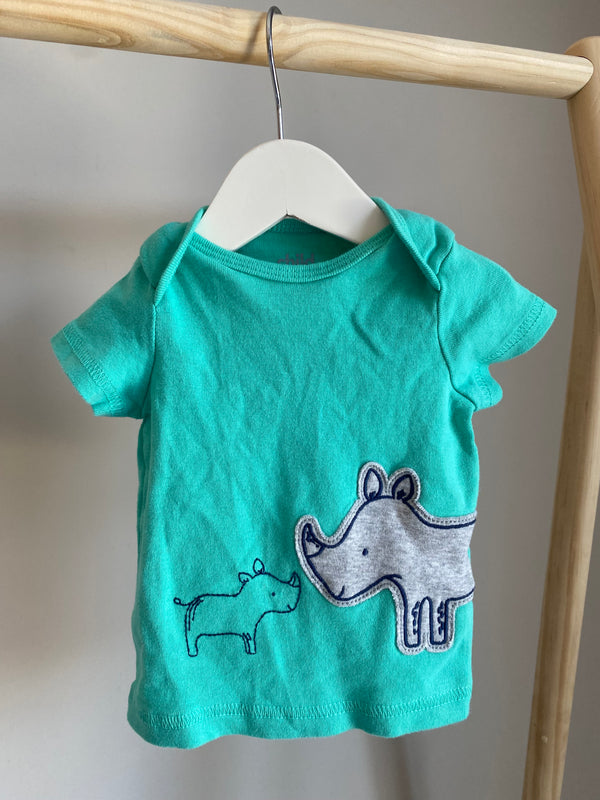CHILD OF MINE Rhino Top (0-3 Months)
