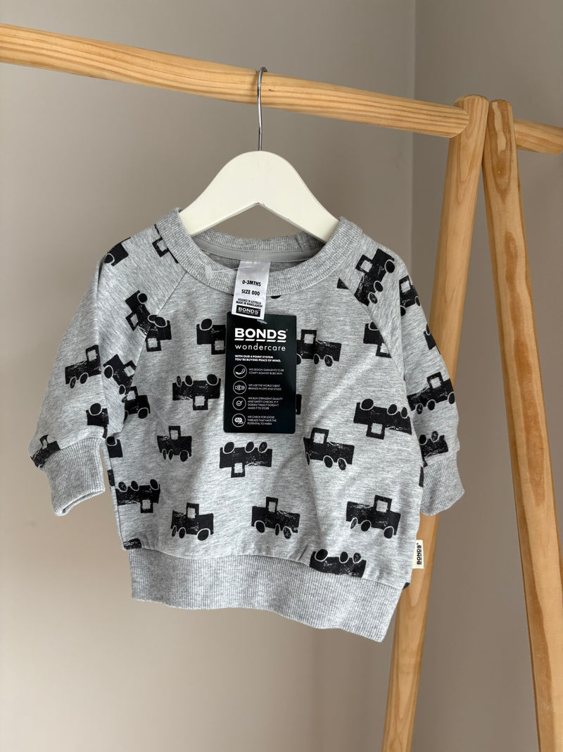 BONDS Oversized Crew (0-3 Months)