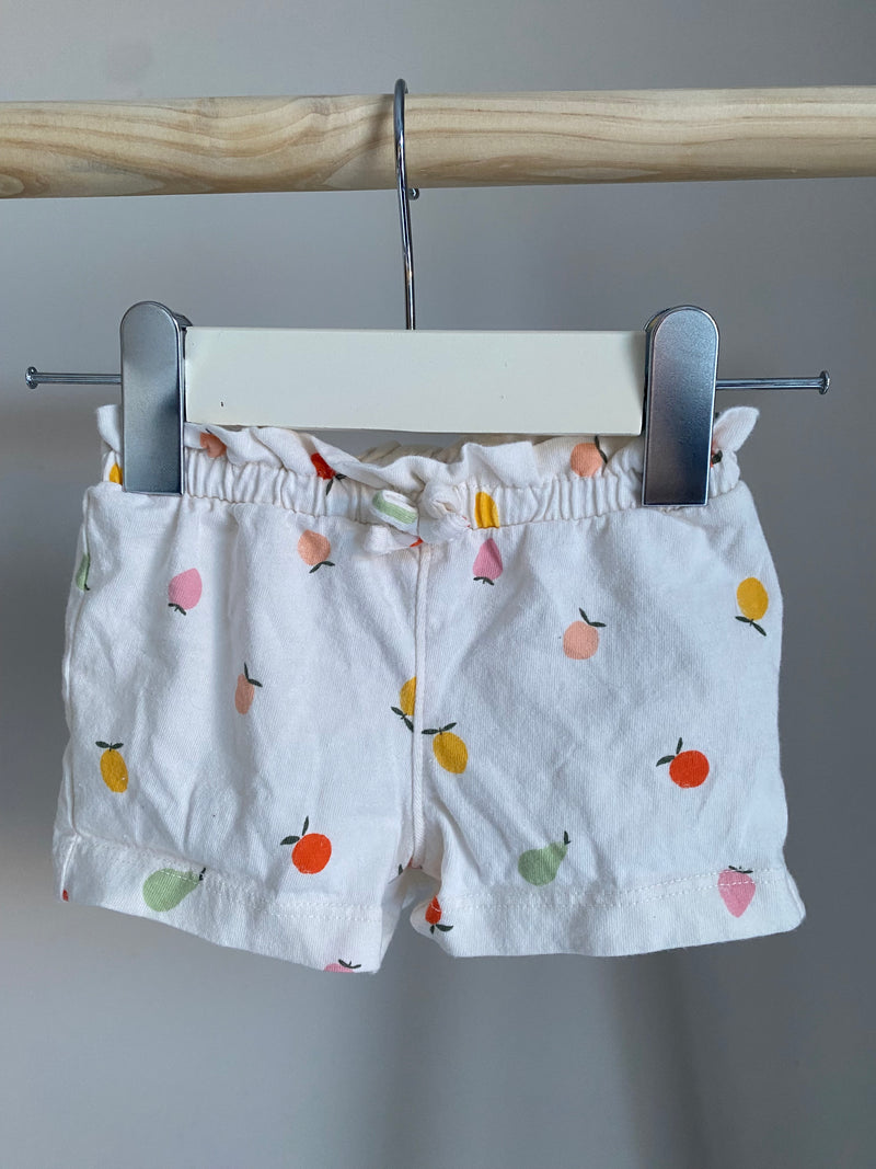 OLD NAVY Fruit Shorts (0-3 Months)