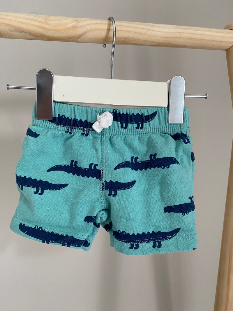 CARTERS Crocodile Shorts (3 Months)