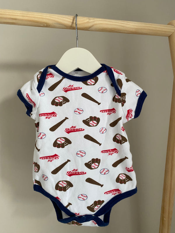 BUSTER BROWN Baseball Onesie (3-6 Months)