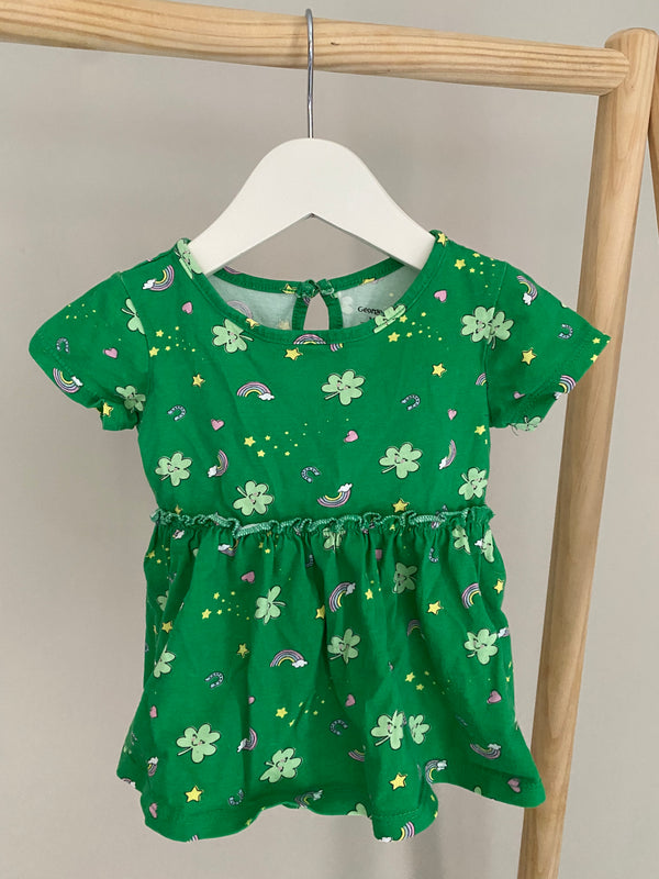 GEORGE ST.Patrick’s Day Dress (3-6 Months)