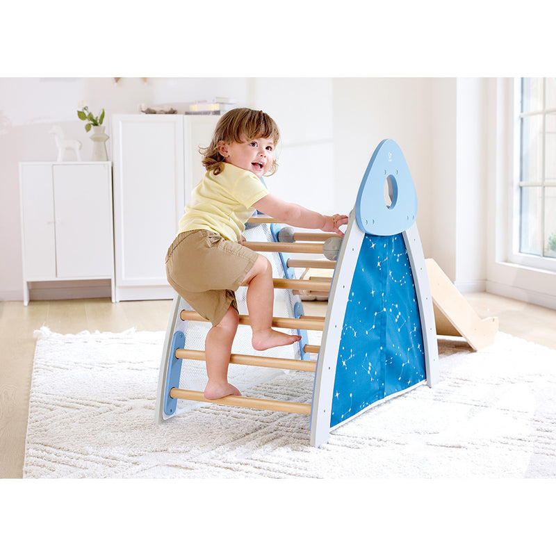 4-IN-1 CLIMB ‘N’ SLIDE GYM SET – HAPE