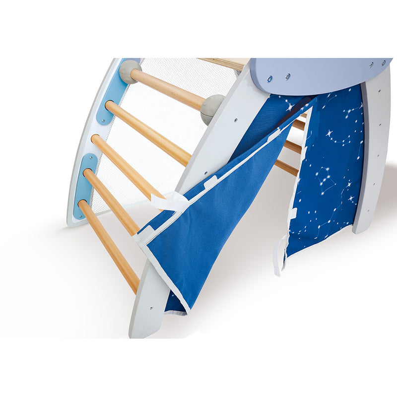4-IN-1 CLIMB ‘N’ SLIDE GYM SET – HAPE