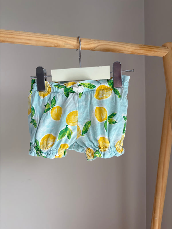 CARTERS Lemon Shorts (9 Months)