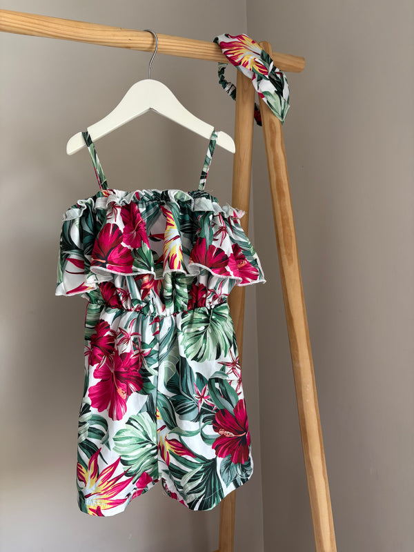 SHEIN Romper + Headband (4-5 Years)