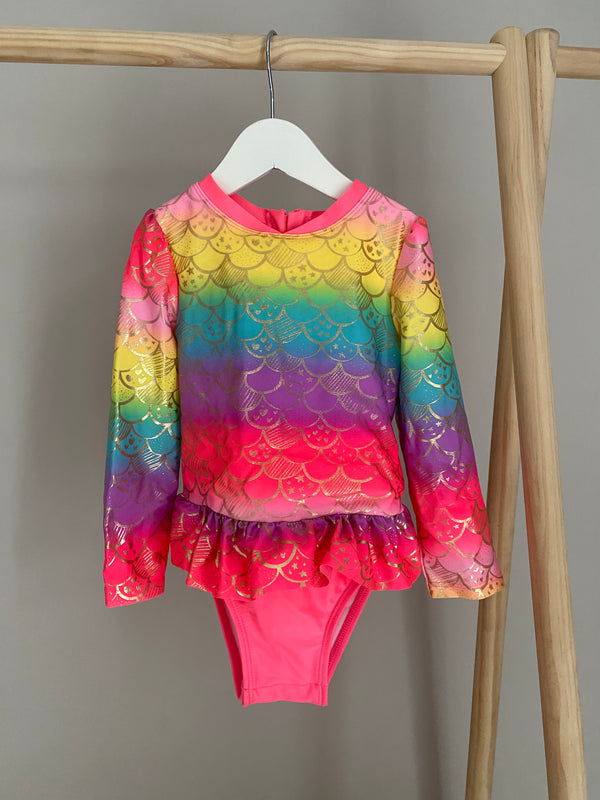 CAT & JACK Long Sleeve One Piece Swimsuit (3 Years)