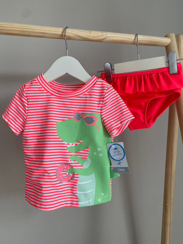 CARTERS NEW Two Piece Swimsuit (12 Months)