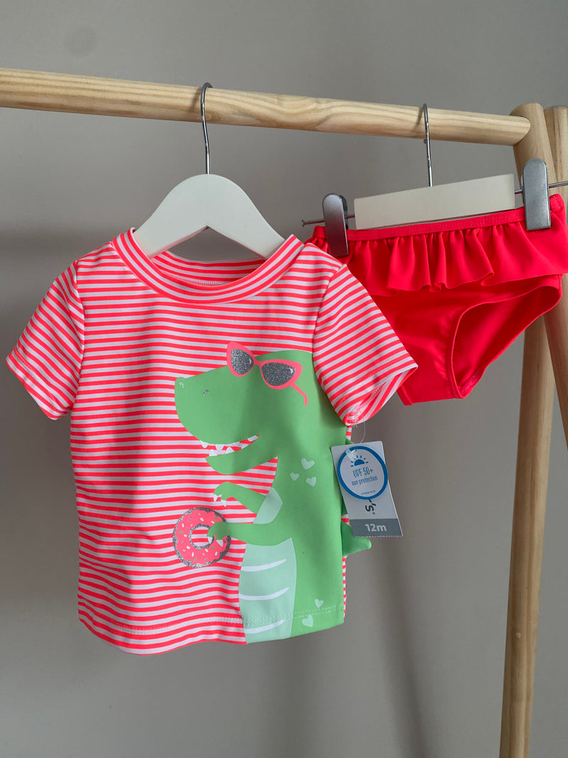 CARTERS NEW Two Piece Swimsuit (12 Months)